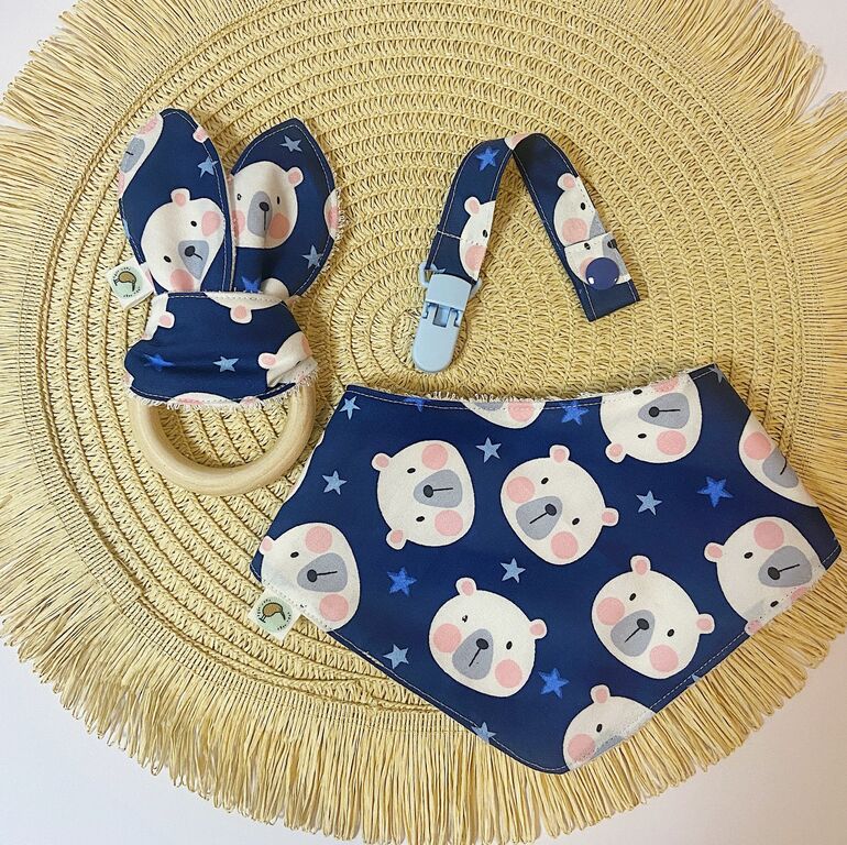 Conjunto de complementos para bebé Ositos